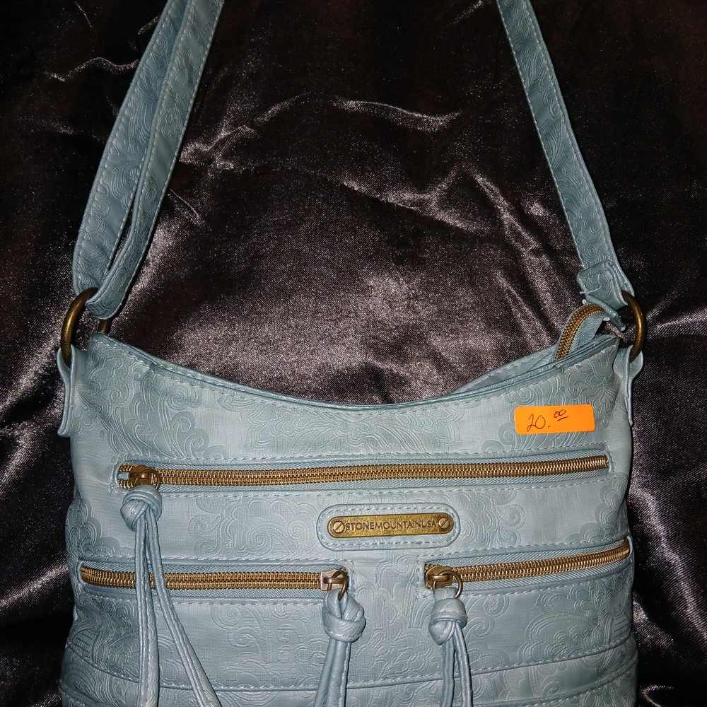Stone Mountain Accessories Teal Shoulder Bag
